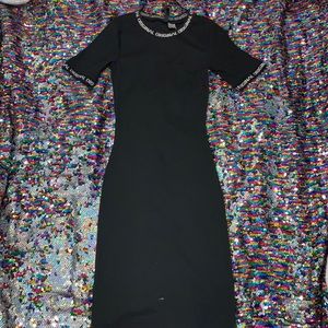 Black and white dress